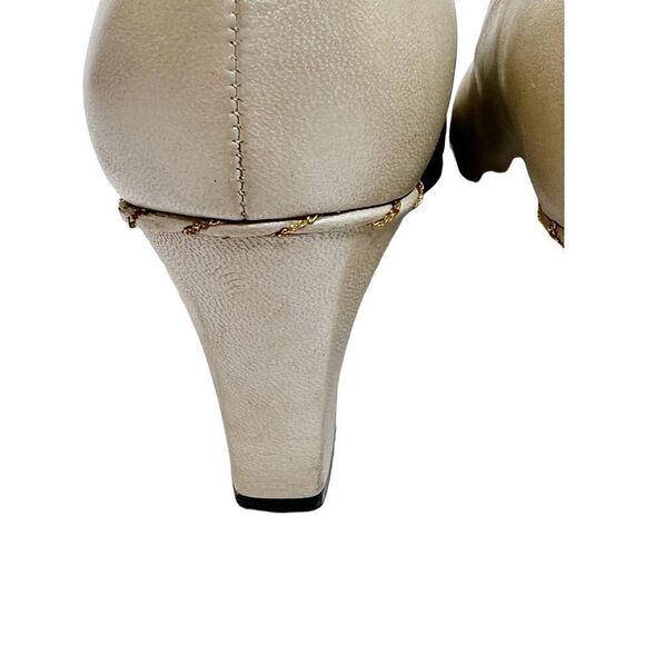 Stuart Weitzman vintage pearl quasar patent pumps size 8.5 - Picture 9 of 16